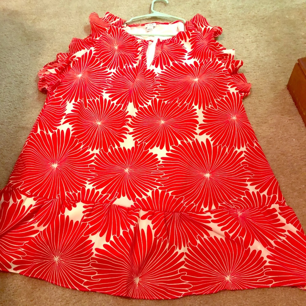 Never-worn JCREW flutter dress